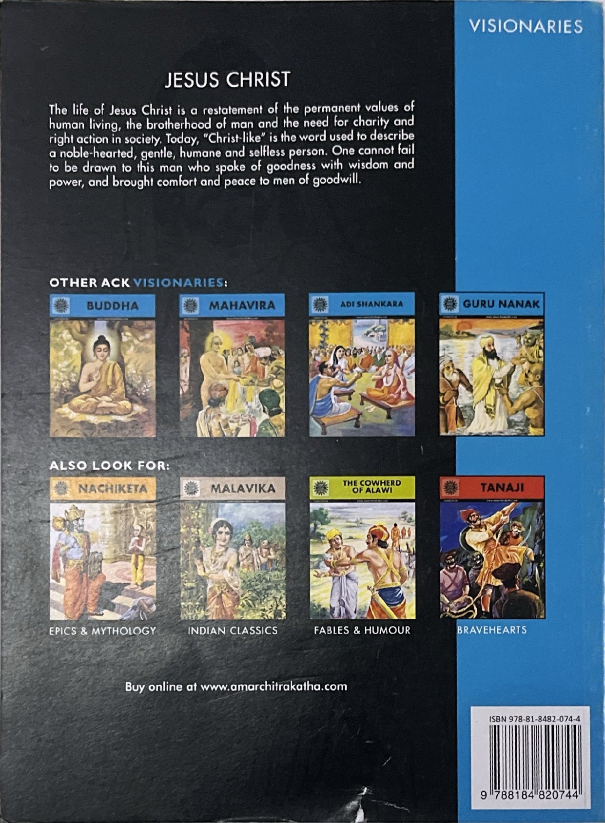 Jesus Christ, comics story book, Amar Chitra Katha